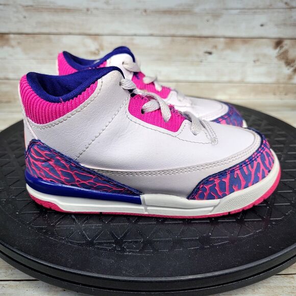 Jordan Kids Sneakers Pink and Blue - Picture 1 of 10